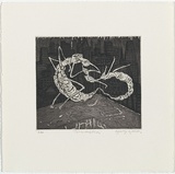 Artist: b'Gittoes, George.' | Title: b'Consumption.' | Date: 1971 | Technique: b'etching, printed in black ink, from one plate'