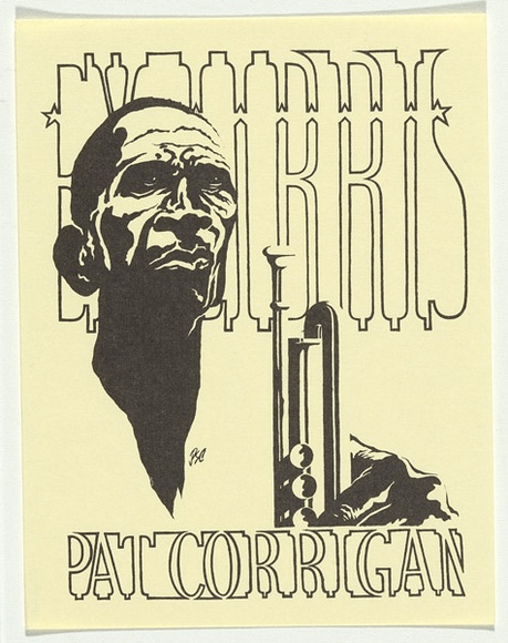 Artist: b'P.S.C.' | Title: b'Bookplate: Pat Corrigan' | Technique: b'offset-lithograph'