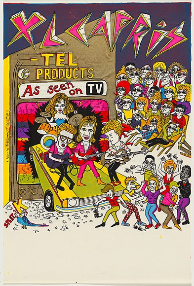 Artist: b'Zoates, Toby.' | Title: b'XL Capris - Tel products. As seen on TV.' | Date: 1979 | Technique: b'screenprint, printed in colour, from multiple stencils'