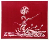 Artist: SHEARER, Mitzi | Title: Mandrake | Date: 1979 | Technique: lithograph, printed in red, from one plate