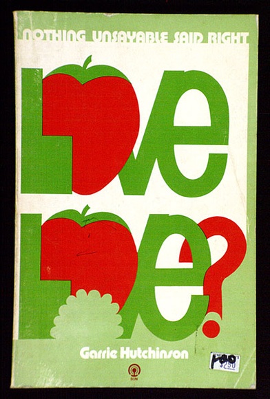 Artist: b'HUTCHINSON, Garrie' | Title: b'Nothing unsayable said right, Sun Books, Melbourne.' | Date: 1974