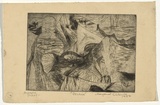 Artist: b'Cilento, Margaret.' | Title: b'Ischia.' | Date: 1950 | Technique: b'etching, printed in black ink with plate-tone, from one  plates,'