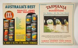 Artist: b'Burdett, Frank.' | Title: b'Cover for Tasmania the wonderland.' | Date: 1940 | Technique: b'lithograph, printed in colour, from multiple stones [or plates]'
