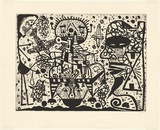 Artist: SANSOM, Gareth | Title: Destruktion | Date: 1994, January-March | Technique: etching and lift ground aquatint, printed in black ink, from one copper plate