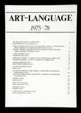 Artist: b'Ramsden, Mel.' | Title: b'Art Language 1975-78. A book containing 128 leaves. Edition E. Fabre, Paris.' | Date: 1975-78 | Technique: b'offset-lithograph, printed in black ink'