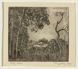 Title: Upwey scene | Date: 1960 | Technique: etching and aquatint, printed in black ink, from one plate