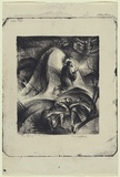 Artist: b'Jack, Kenneth.' | Title: b'The agony in the garden' | Date: 1953 | Technique: b'lithograph, printed in black ink, from one zinc plate' | Copyright: b'\xc2\xa9 Kenneth Jack. Licensed by VISCOPY, Australia'
