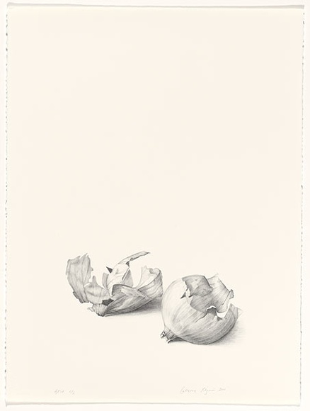 Artist: b'Pilgrim, Catherine.' | Title: b'not titled [onion skins]' | Date: 2000, July | Technique: b'lithograph, printed in black ink, from one stone'
