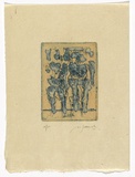 Artist: SELLBACH, Udo | Title: not titled | Date: 1960-80 | Technique: etching