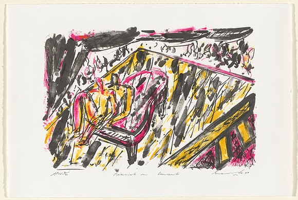 Artist: b'Lee, Graeme.' | Title: b'Pianist in concert' | Date: 1997, September | Technique: b'lithograph, printed in colour, from three stones'