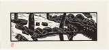 Artist: Gerard, Johannes C. | Title: Murin - An (Kyoto) [no. 7081] | Date: 1993 | Technique: linocut, printed in black ink, from one block