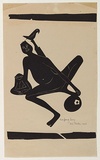 Artist: b'Thake, Eric.' | Title: b'Koepang boy' | Date: 1946 | Technique: b'linocut, printed in black ink, from one block'