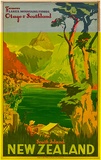 Artist: UNKNOWN | Title: South Island, New Zealand | Date: 1920-40 | Technique: lithograph, printed in colour, from multiple plates