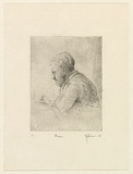 Artist: EWINS, Rod | Title: Brian. | Date: 1963 | Technique: etching, printed in black ink, from one zinc plate