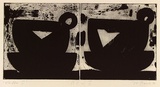 Artist: Placek, Wes. | Title: Coffee II | Date: 1993, July | Technique: etching, printed in black ink, from two plates | Copyright: © Wes Placek c/- Wesart, Melbourne
