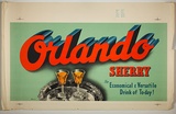 Artist: b'Burdett, Frank.' | Title: b'Orlando sherry.' | Date: 1947-49 | Technique: b'lithograph, printed in colour, from multiple stones [or plates]'