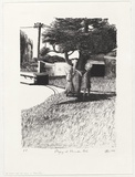 Artist: b'Marsh, Louise.' | Title: b'Playing at Manuka Pool' | Date: 11 July 1999 | Technique: b'lithograph, printed in black ink, from one stone'