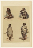 Artist: b'Angas, George French.' | Title: b'Portraits of the aboriginal inhabitants [4].' | Date: 1846-47 | Technique: b'lithograph, printed in colour, from multiple stones; varnish highlights by brush'