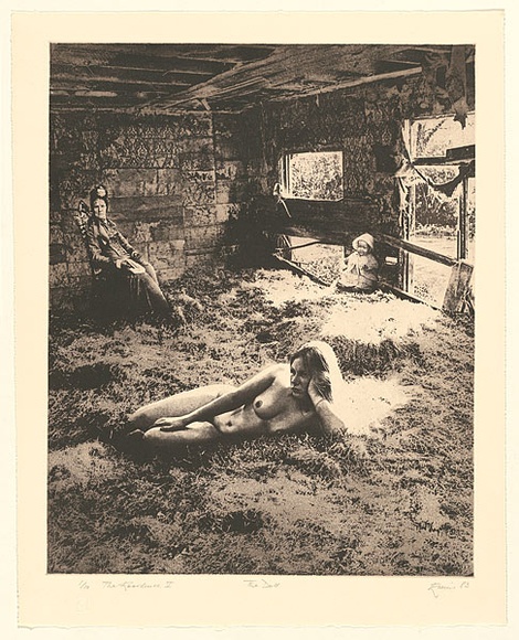Artist: b'EWINS, Rod' | Title: b'The Doll (The Residence V).' | Date: 1983, December | Technique: b'photo-etching and aquatint, printed in black ink, from one plate'