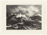 Artist: b'Mortensen, Kevin.' | Title: b'The squall' | Date: 1994 | Technique: b'lithograph, printed in black ink, from one stone' | Copyright: b'\xc2\xa9 Kevin Mortensen'
