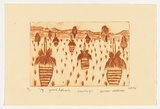 Artist: Malbunka, Tristam. | Title: My grandfather's country | Date: 2004 | Technique: drypoint etching, printed in brown ink, from one perspex plate