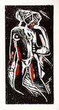 Artist: b'Kubbos, Eva.' | Title: b'Carnival' | Date: 1959 | Technique: b'woodcut, printed in colour'