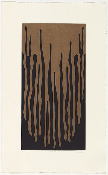 Artist: b'Harris, Brent.' | Title: b'Swamp No. 6' | Date: 2000 | Technique: b'aquatint, printed in two colours,  from two plates'