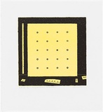 Artist: b'Hickey, Dale.' | Title: b'Separate worlds' | Date: 1993 | Technique: b'lithograph, printed in yellow and black ink, from two stones'