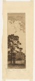Artist: b'URE SMITH, Sydney' | Title: b'Bank of New South Wales, Windsor' | Date: 1920 | Technique: b'etching, printed in black ink, from one plate'