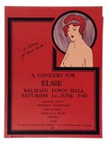 Artist: b'LITTLE, Colin' | Title: b'A Concert for Elsie' | Date: 1974 | Technique: b'screenprint, printed in colour, from multiple stencils'