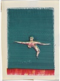 Artist: b'SELLBACH, Udo' | Title: b'(Acrobat)' | Date: (1966) | Technique: b'lithograph, printed in colour, from four stones [or plates]'