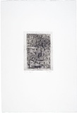 Artist: Partos, Paul. | Title: not titled # 6 | Date: 1986, March-April | Technique: etching and drypoint, printed in black ink with plate-tone, from one plate
