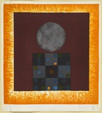 Artist: b'SELLBACH, Udo' | Title: b'(Dominoes and ball)' | Date: 1966 | Technique: b'lithograph, printed in colour, from six stones [or plates]'