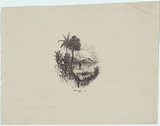 Artist: b'Scott, Helena.' | Title: b'(Ash Island)' | Date: 1877 | Technique: b'lithograph, printed in black ink, from one stone'