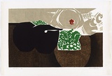 Title: b'Nocturne' | Date: 1981 | Technique: b'woodcut, printed in colour, from multiple blocks'