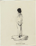Artist: Fernyhough, William. | Title: Toby, Broken Bay Tribe. | Date: 1836 | Technique: pen-lithograph, printed in black ink, from one zinc plate