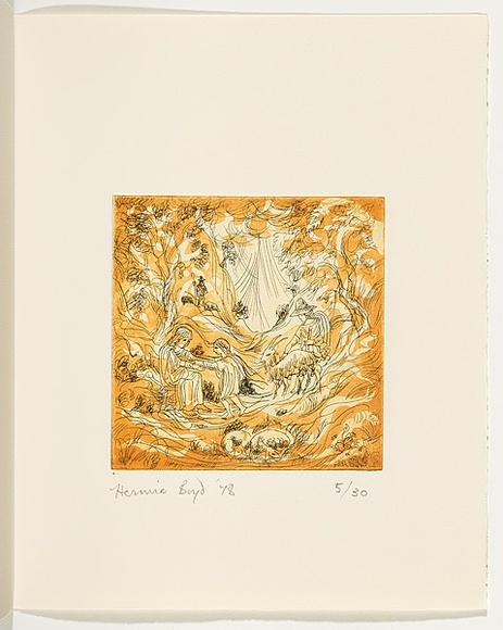 Artist: b'Boyd, Hermia.' | Title: b'Evening Star.' | Date: 1978 | Technique: b'etching and aquatint'