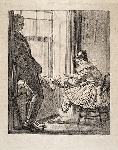 Artist: Proctor, Thea. | Title: Before rehearsal | Date: 1919 | Technique: lithograph, printed in black ink, from one stone