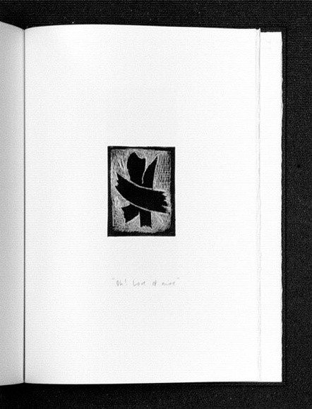 Artist: b'Gurvich, Rafael.' | Title: b'Oh! love of mine [leaf 22: recto].' | Date: 1979, April | Technique: b'etching, printed in black ink, from one plate' | Copyright: b'\xc2\xa9 Rafael Gurvich'