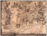 Artist: b'Glover, Allan.' | Title: b'Etching plate for The Barn, Magill' | Technique: b'etched plate'