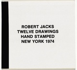 Artist: JACKS, Robert | Title: Twelve drawings hand stamped New York 1974. | Date: 1974