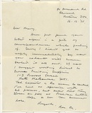 Title: b'Letter to Mary Page 1975' | Date: 1975