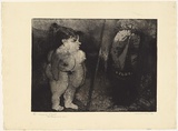 Title: b'Laughing Christ (II)' | Date: 1970 | Technique: b'etching, aquatint and drypoint, printed in black ink, from one plate'