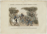 Title: b'Our convicts what we do and what becomes of them' | Date: c.1865 | Technique: b'lithograph, printed in black ink, from one stone, hand-coloured'