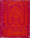 Artist: b'Aura, Gava.' | Title: b'Ibara.' | Date: 11 October 1974 | Technique: b'screenprint, printed in colour, from multiple stencils'