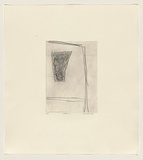 Title: Vase 4 | Date: 1980 | Technique: drypoint, printed in black ink, from one perspex plate