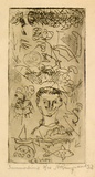 Artist: ROSENGRAVE, Harry | Title: Summertime | Date: 1952 | Technique: etching, printed in black ink with plate-tone from one plate