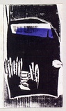 Artist: b'Raft, Emanuel.' | Title: b'Greeting card' | Date: c.1966 | Technique: b'collograph; watercolour'