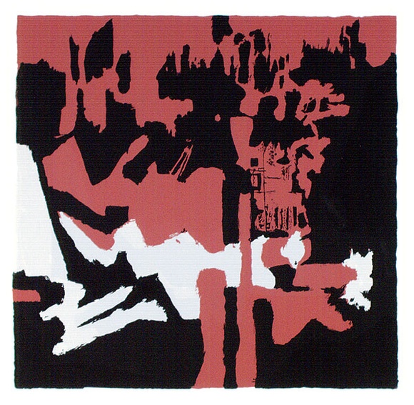 Artist: b'Plate, Carl.' | Title: b'(Red and black) 45' | Date: 1968 | Technique: b'lithograph, printed in colour, from two stones' | Copyright: b'\xc2\xa9 Estate of Carl Plate'