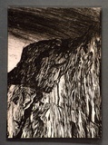 Artist: ARNOLD, Raymond | Title: Ridge. | Date: 1993 | Technique: etching, aquatint printed in black/purple, with plate-tone
